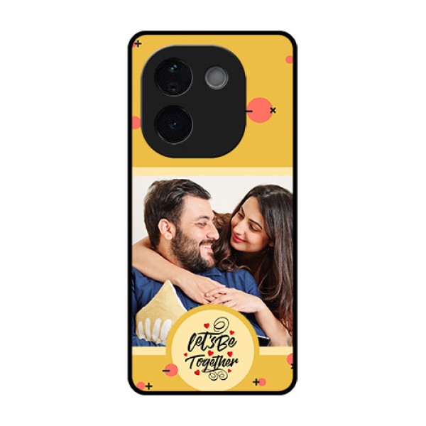 iQOO Z9s Pro 5G Custom Glass Phone CaseLets Be Together Design