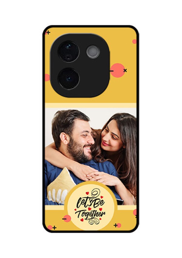 iQOO Z9s Pro 5G Custom Glass Phone CaseLets Be Together Design
