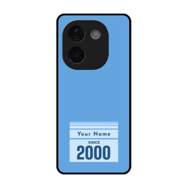 iQOO Z9s Pro 5G Custom Glass Phone CaseCustom Year Of Birth Design iQOO Z9s Pro 5G Custom Glass Phone CaseCustom Year Of Birth Design
