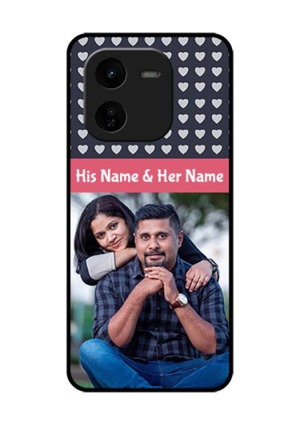 iQOO Z9X 5G Custom Glass Phone CaseLove Symbols Design