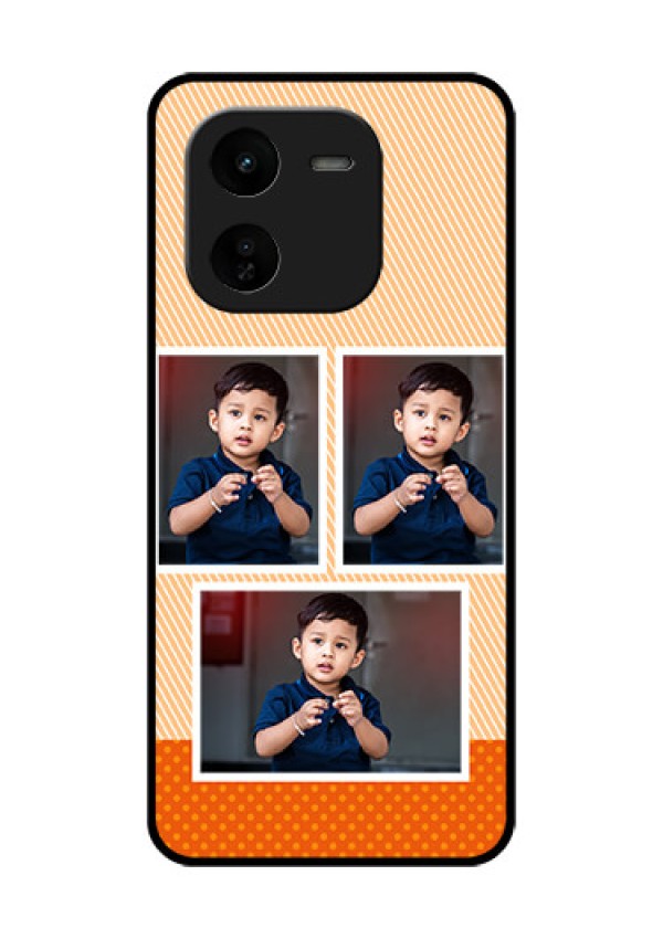 iQOO Z9X 5G Custom Glass Phone CaseBulk Photos Upload Design