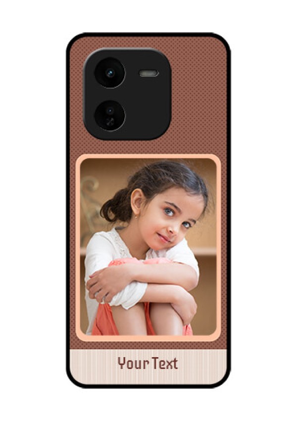 iQOO Z9X 5G Custom Glass Phone CaseSimple Pic Upload Design