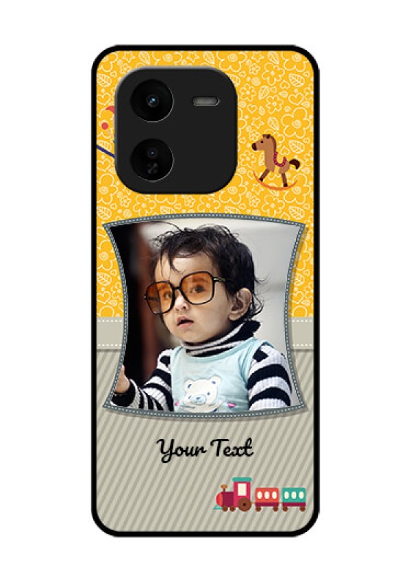 iQOO Z9X 5G Custom Glass Phone CaseBaby Picture Upload Design