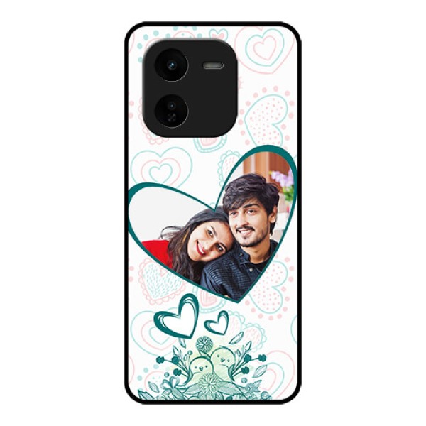 iQOO Z9X 5G Custom Glass Phone CasePremium Couple Design