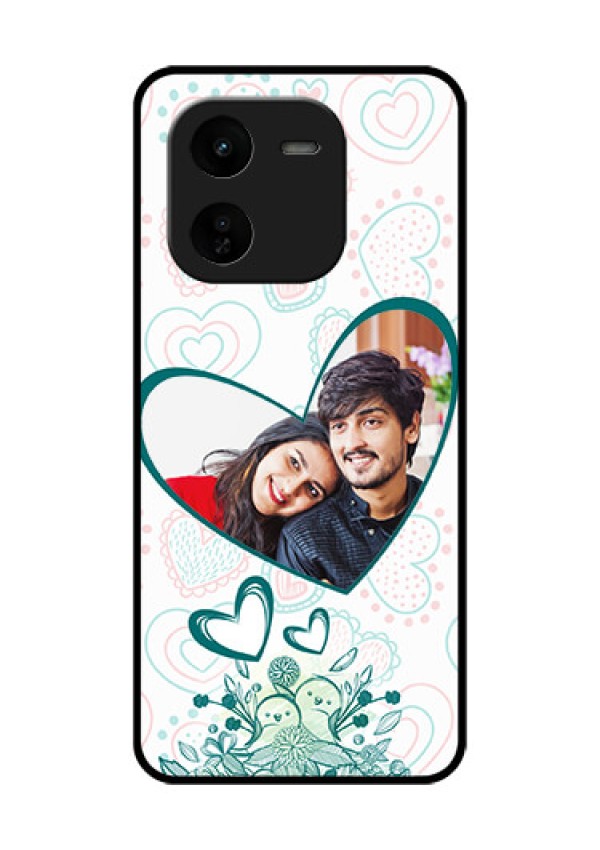 iQOO Z9X 5G Custom Glass Phone CasePremium Couple Design
