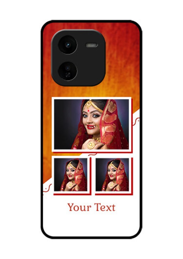 iQOO Z9X 5G Custom Glass Phone CaseWedding Memories Design
