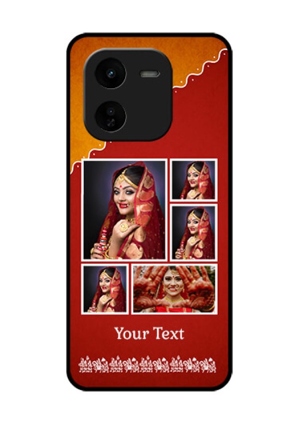 iQOO Z9X 5G Custom Glass Phone CaseWedding Pic Upload Design
