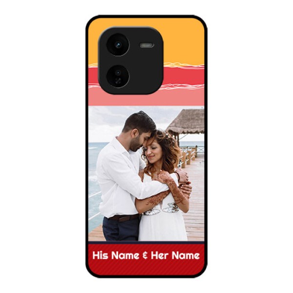 iQOO Z9X 5G Custom Glass Phone CaseColorful Case Design