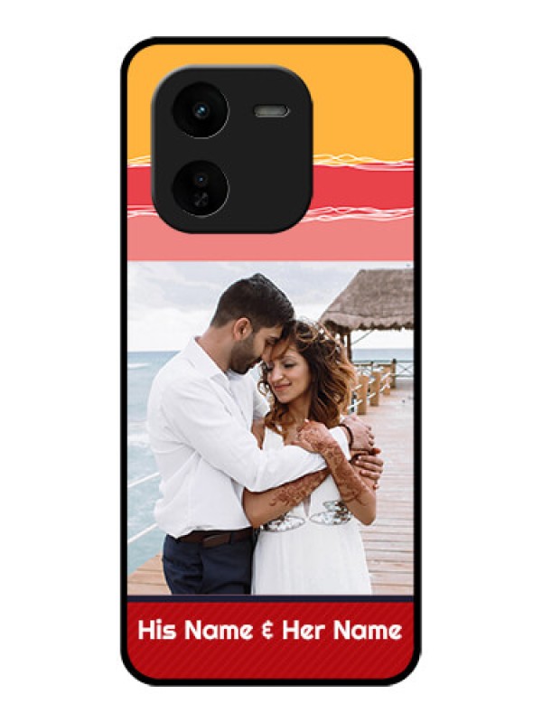 Custom iQOO Z9X 5G Custom Glass Phone CaseColorful Case Design