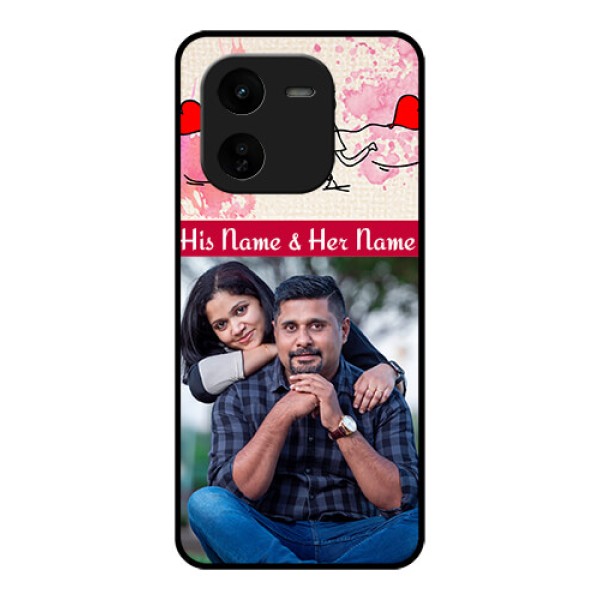 iQOO Z9X 5G Custom Glass Phone CaseYou And Me Case Design iQOO Z9X 5G Custom Glass Phone CaseYou And Me Case Design