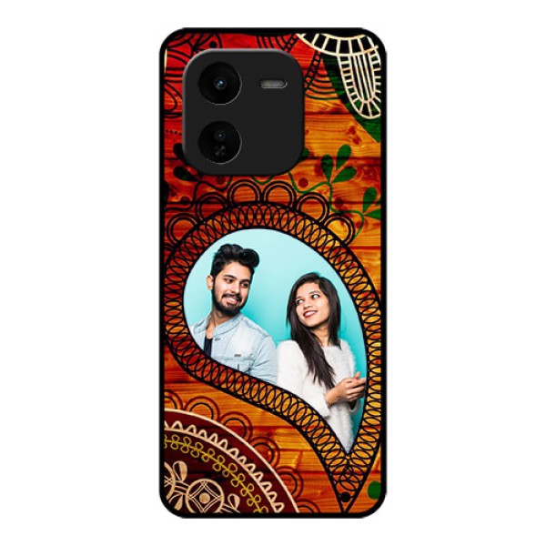 iQOO Z9X 5G Custom Glass Phone CaseAbstract Colorful Design