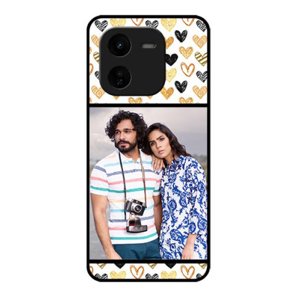 iQOO Z9X 5G Custom Glass Phone CaseLove Symbol Design
