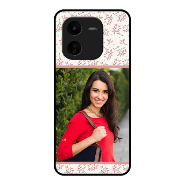 iQOO Z9X 5G Custom Glass Phone CaseStunning Floral Design