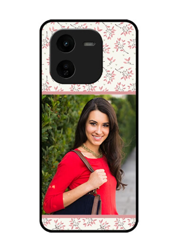 iQOO Z9X 5G Custom Glass Phone CaseStunning Floral Design