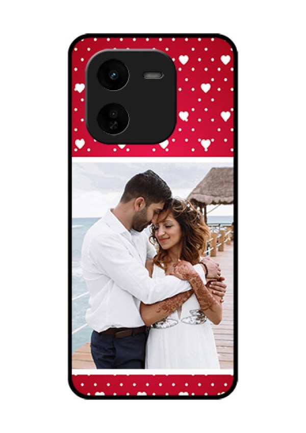 iQOO Z9X 5G Custom Glass Phone CaseHearts Mobile Case Design