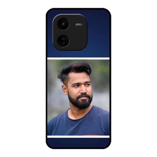 iQOO Z9X 5G Custom Glass Phone CaseSimple Royal Blue Design iQOO Z9X 5G Custom Glass Phone CaseSimple Royal Blue Design