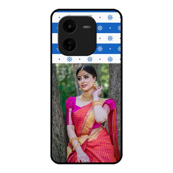 iQOO Z9X 5G Custom Glass Phone CaseSnow Pattern Design