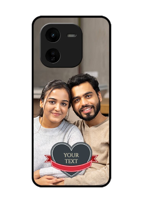 iQOO Z9X 5G Custom Glass Phone CaseJust Married Couple Design