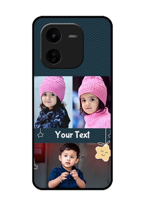 iQOO Z9X 5G Custom Glass Phone CaseHanging Stars Design