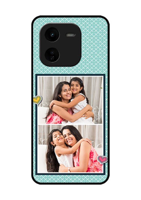 iQOO Z9X 5G Custom Glass Phone Case2 Image Holder With Pattern Design