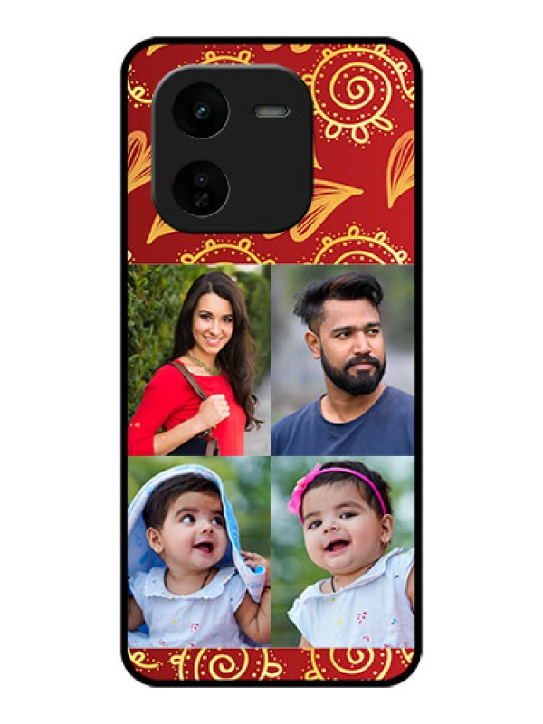 Custom iQOO Z9X 5G Custom Glass Phone Case4 Image Traditional Design