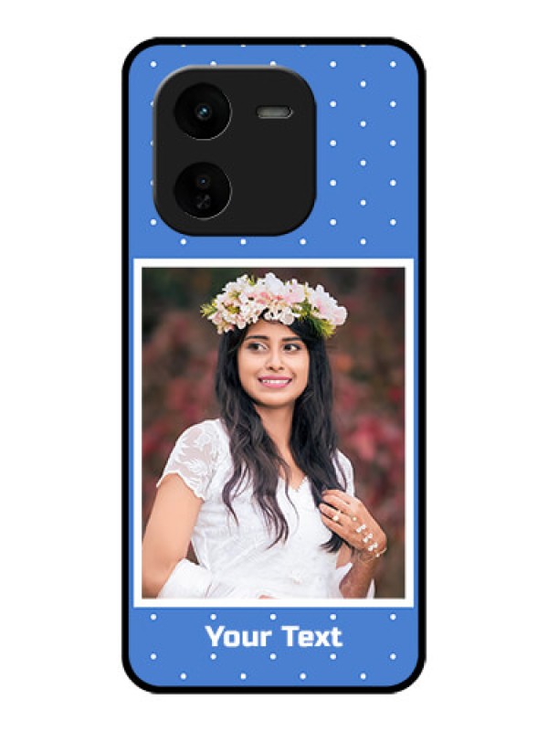 Custom iQOO Z9X 5G Custom Glass Phone CasePolka Dots Design