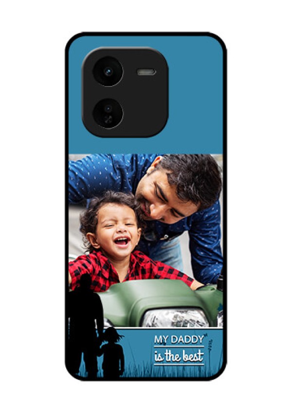 iQOO Z9X 5G Custom Glass Phone CaseBest Dad Design