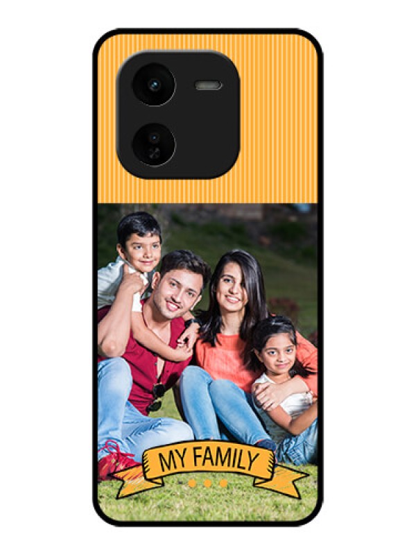 Custom iQOO Z9X 5G Custom Glass Phone CaseMy Family Design