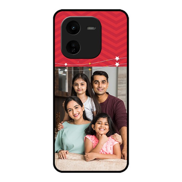 iQOO Z9X 5G Custom Glass Phone CaseHappy Family Design