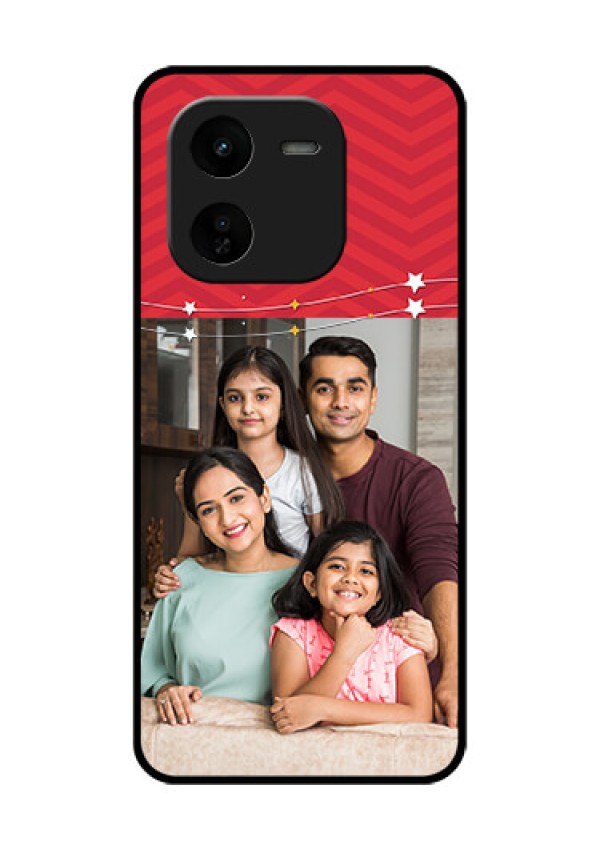 iQOO Z9X 5G Custom Glass Phone CaseHappy Family Design