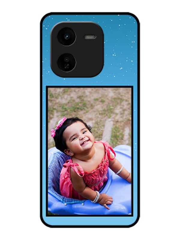 Custom iQOO Z9X 5G Custom Glass Phone CaseWave Pattern Colorful Design