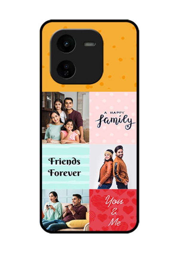 iQOO Z9X 5G Custom Glass Phone CaseImages With Quotes Design