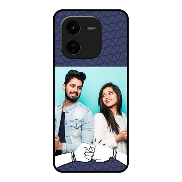 iQOO Z9X 5G Custom Glass Phone CaseWith Best Friends Design iQOO Z9X 5G Custom Glass Phone CaseWith Best Friends Design