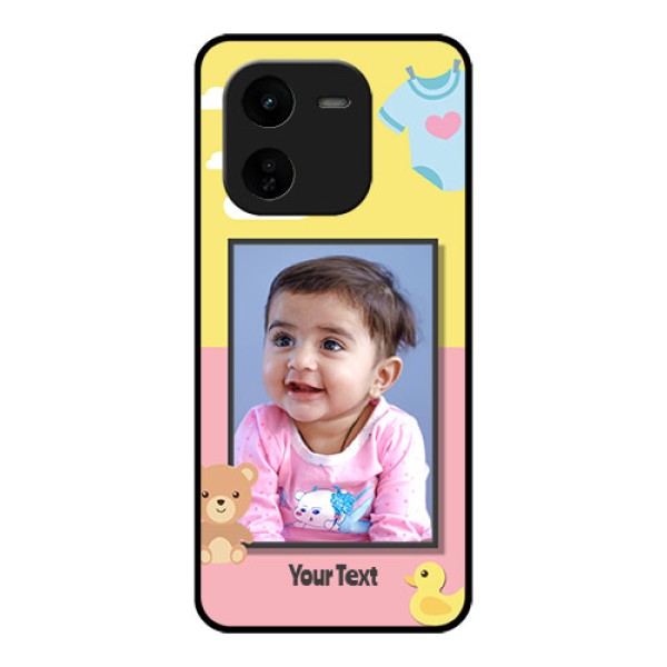 iQOO Z9X 5G Custom Glass Phone CaseKids 2 Color Design