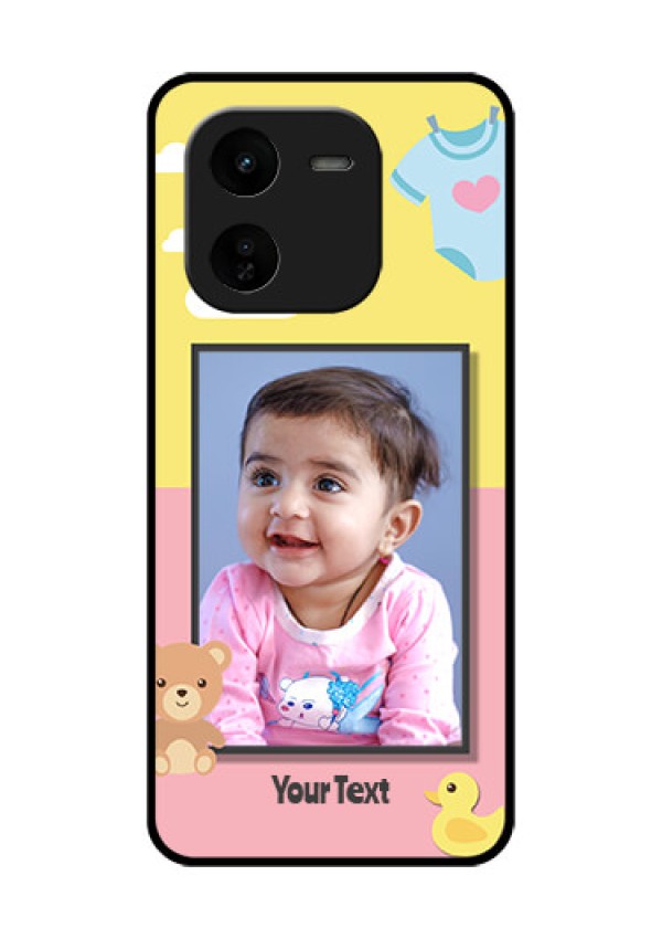 iQOO Z9X 5G Custom Glass Phone CaseKids 2 Color Design