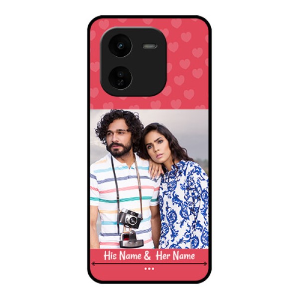 iQOO Z9X 5G Custom Glass Phone CaseSimple Love Design
