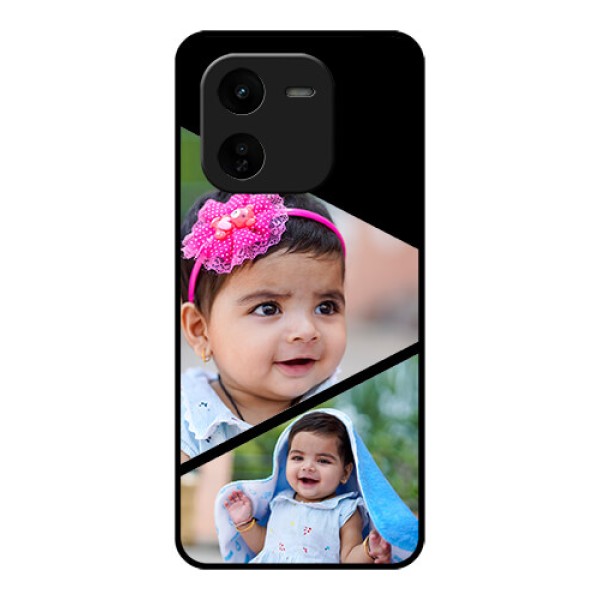 iQOO Z9X 5G Custom Glass Phone CaseSemi Cut Design