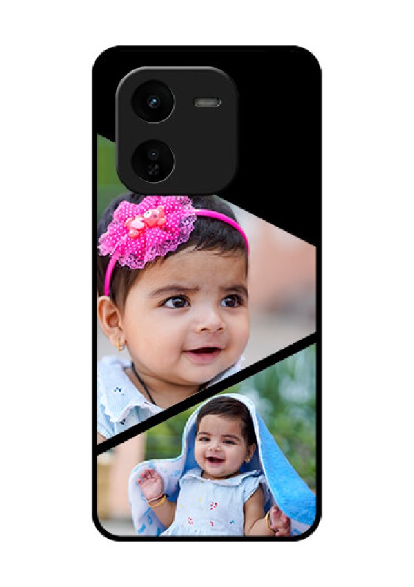 iQOO Z9X 5G Custom Glass Phone CaseSemi Cut Design