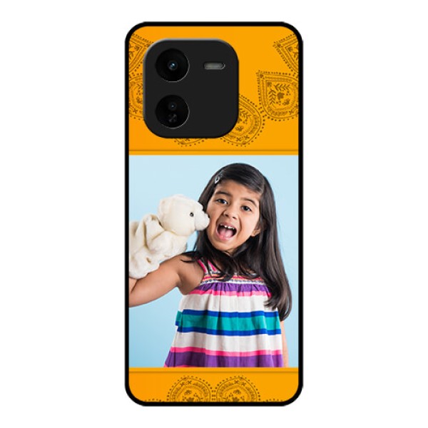 iQOO Z9X 5G Custom Glass Phone CasePhoto Wedding Design