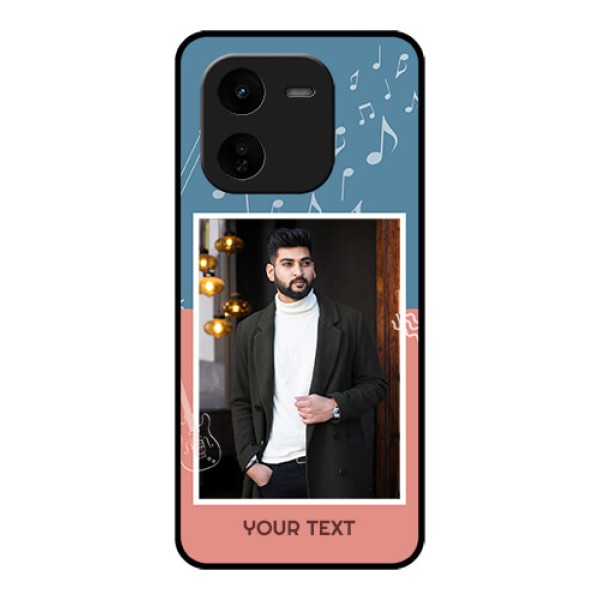 iQOO Z9X 5G Custom Glass Phone CaseWith Color Musical Note Design iQOO Z9X 5G Custom Glass Phone CaseWith Color Musical Note Design