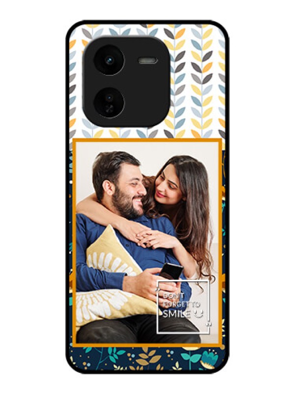 Custom iQOO Z9X 5G Custom Glass Phone CasePattern Design