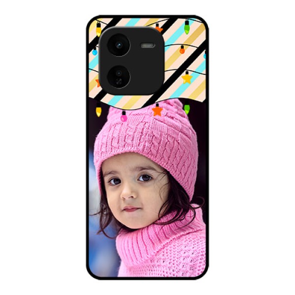 iQOO Z9X 5G Custom Glass Phone CaseLights Hanging Design