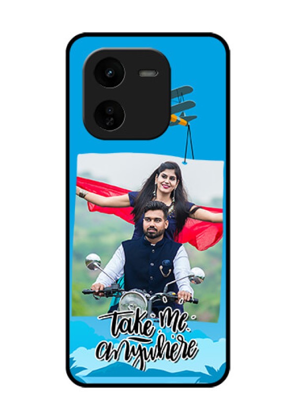 iQOO Z9X 5G Custom Glass Phone CaseTraveller Design