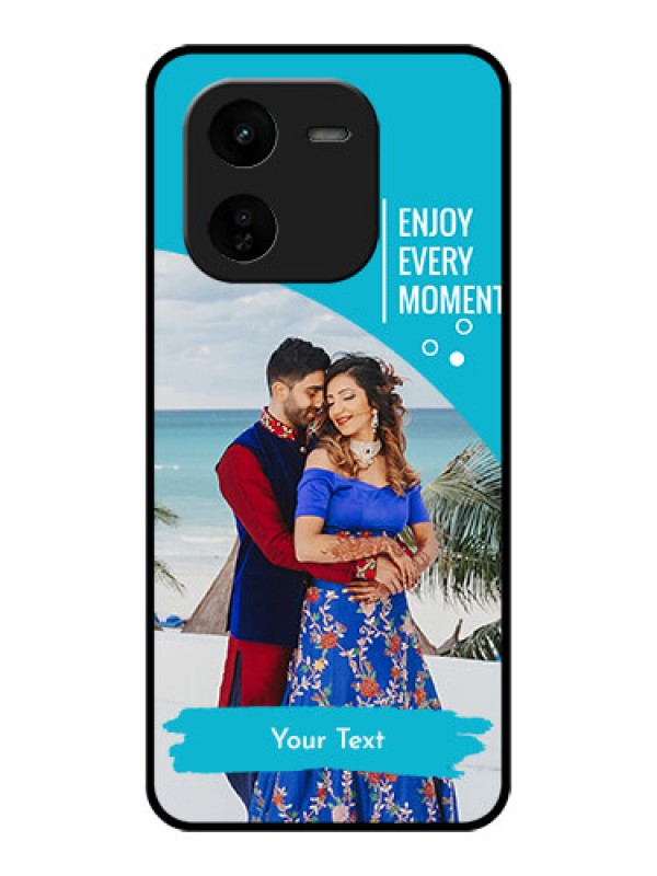 Custom iQOO Z9X 5G Custom Glass Phone CaseHappy Moment Design