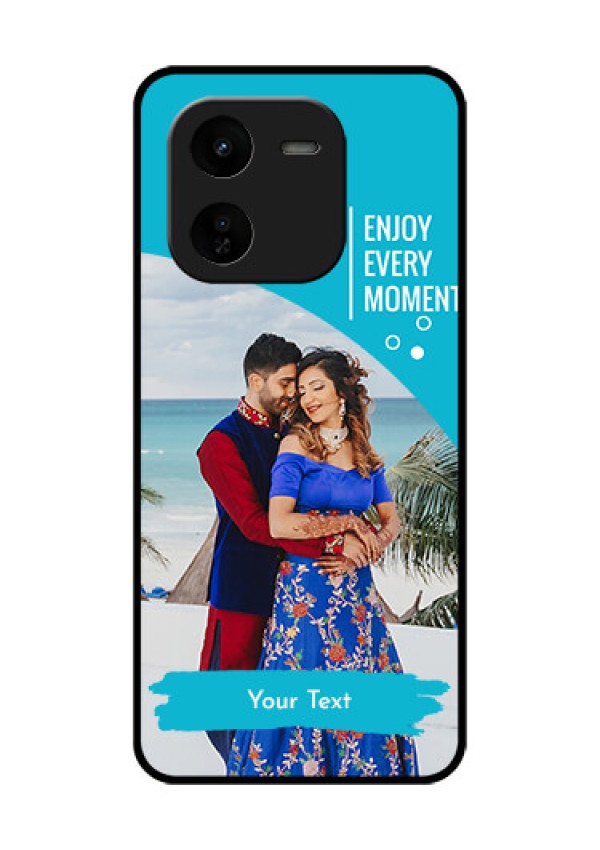 iQOO Z9X 5G Custom Glass Phone CaseHappy Moment Design
