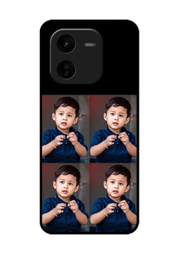 iQOO Z9X 5G Custom Glass Phone Case4 Image Holder Design