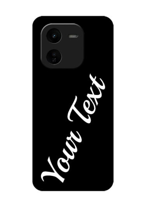 iQOO Z9X 5G Custom Glass Phone CaseWith Your Name Design