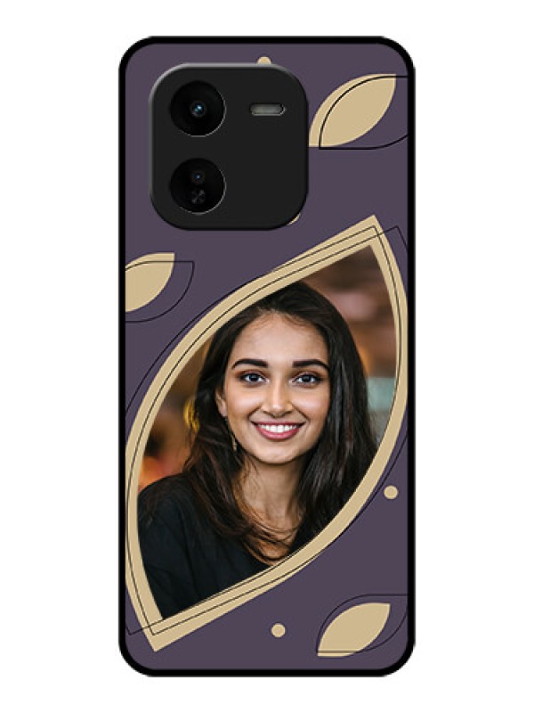 Custom iQOO Z9X 5G Custom Glass Phone CaseFalling Leaf Design