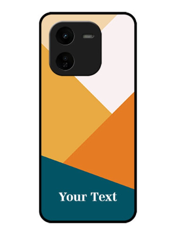 Custom iQOO Z9X 5G Custom Glass Phone CaseStacked Multi - Colour Design