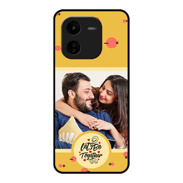 iQOO Z9X 5G Custom Glass Phone CaseLets Be Together Design